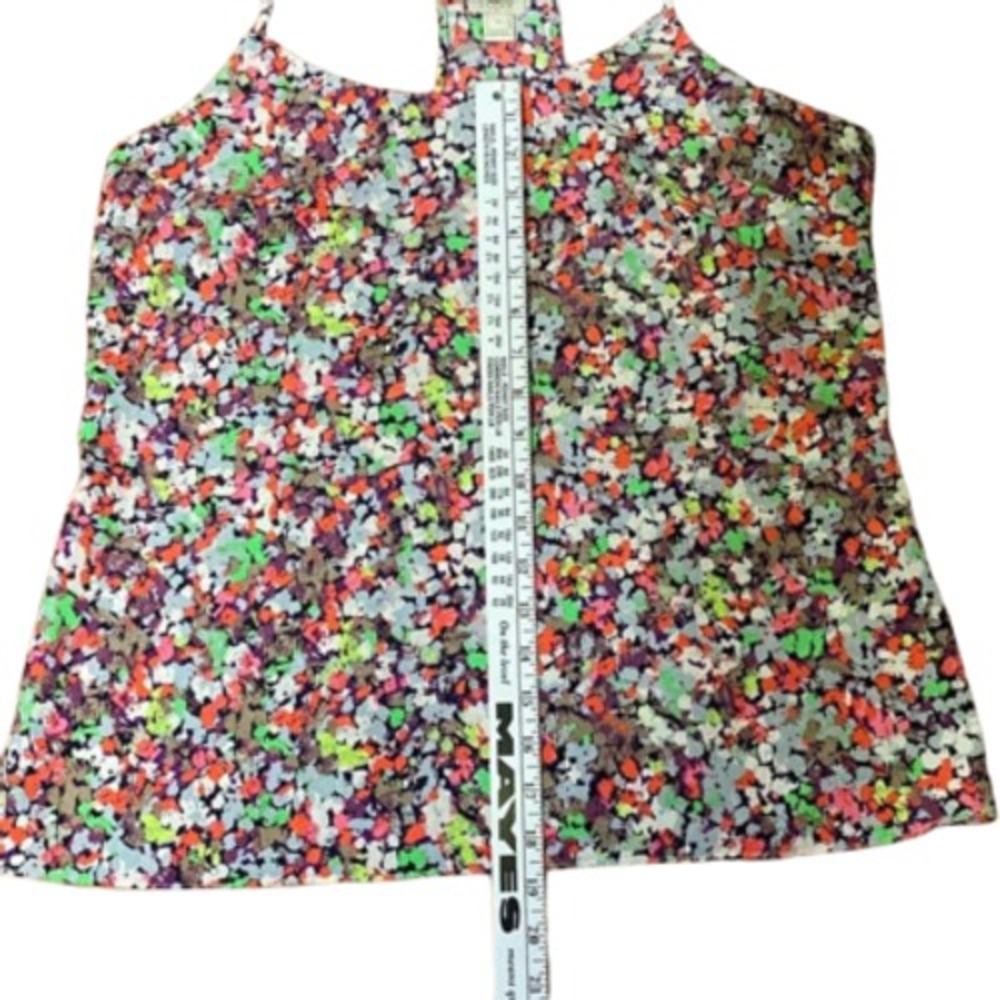 J.Crew Tank Top Sz 10 Colorful Confetti Print Racerback Camisole Multicolor - Picture 8 of 8
